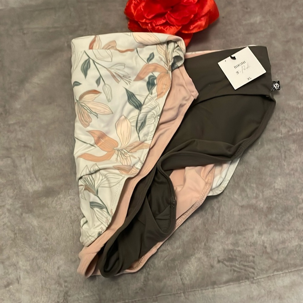 Anne Klein 3 Pack Hipsters Panties - Size XL - Picture 7 of 9